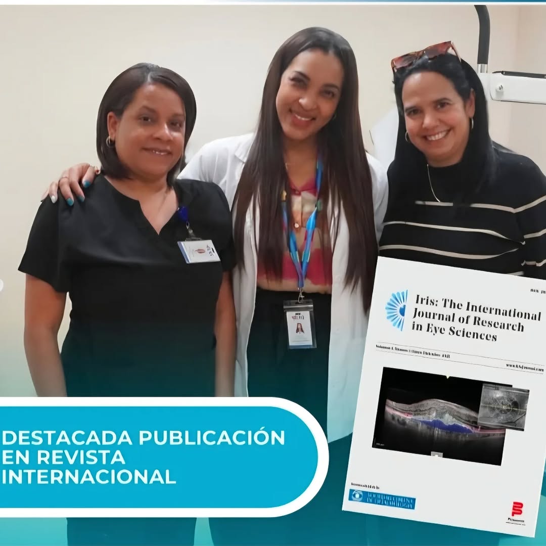 La Dra. Columbié junto a su equipo celebrando una publicación en revista internacional
